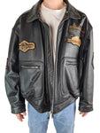 Vintage Super Bowl Lederjacke Indianapolis Rollfast XL-XXL
