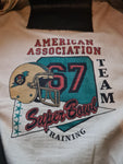 Vintage Super Bowl Lederjacke Indianapolis Rollfast XL-XXL
