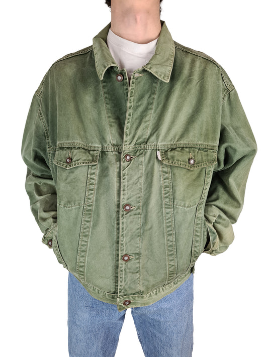 Vintage Diesel Übergangsjacke Made in Italy Grün XXL