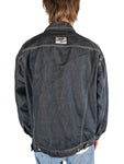 Y2K Full Count Jeansjacke Sportswear Dunkel L