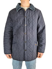 Basic Barbour Steppjacke D371 Eskdale Jacket Dunkelblau M - RareRags