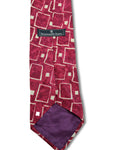 Vintage Ermenegildo Zegna Krawatte Square Rot