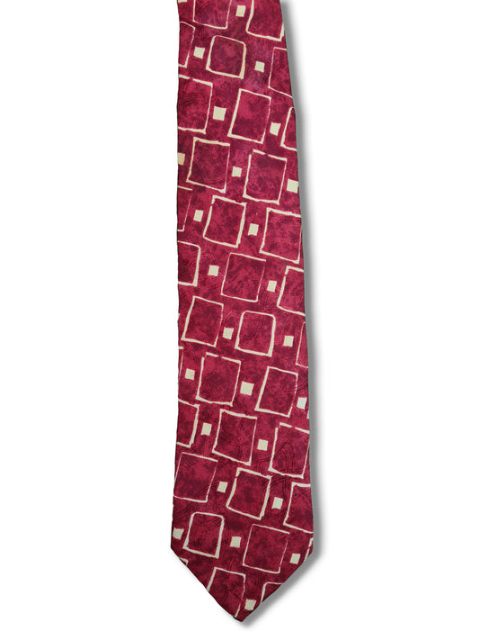 Vintage Ermenegildo Zegna Krawatte Square Rot