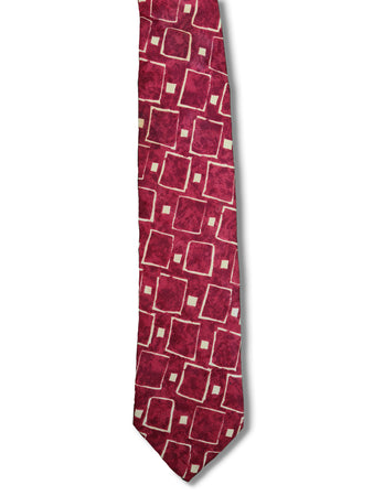 Vintage Ermenegildo Zegna Krawatte Square Rot