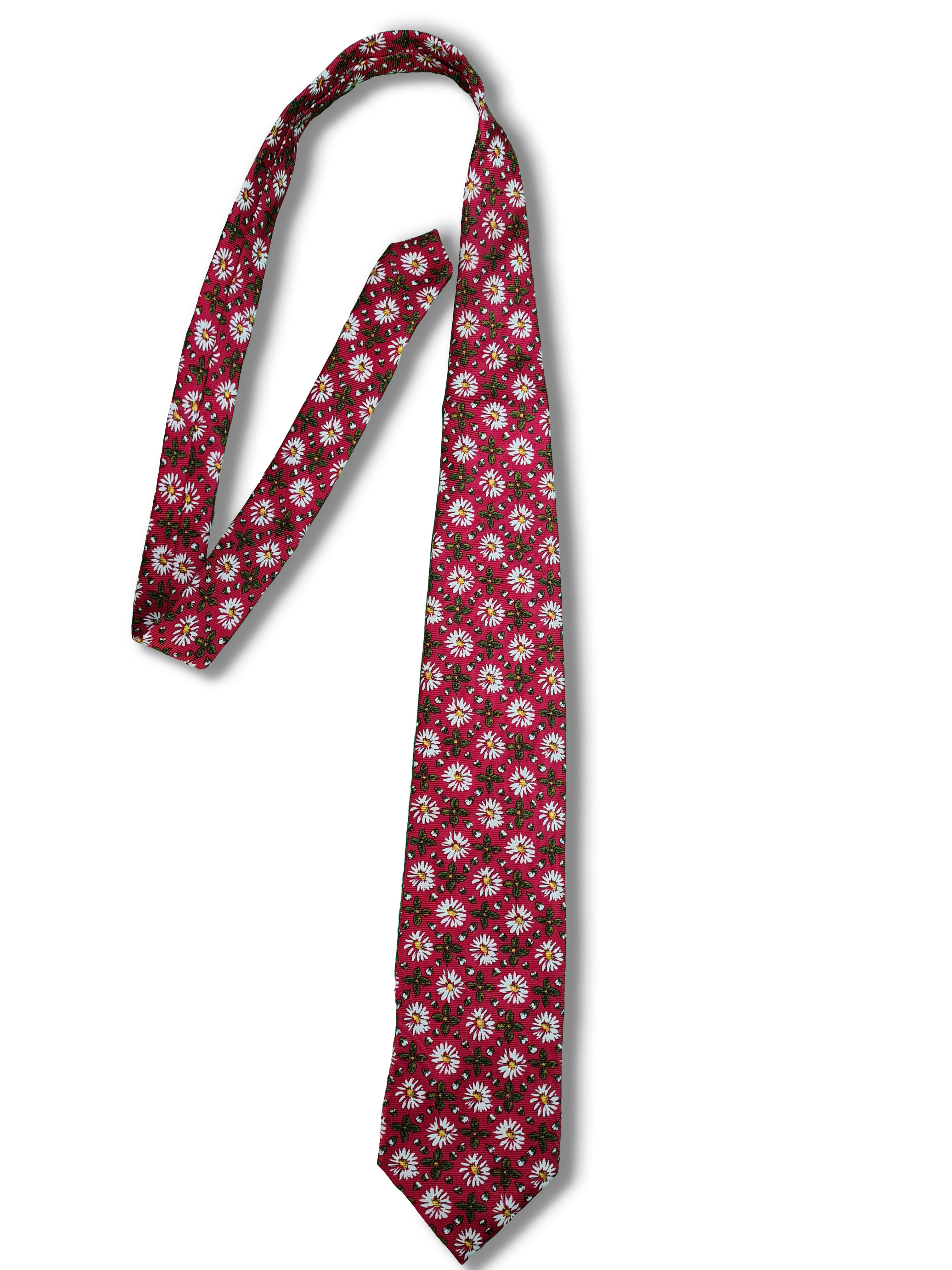 Vintage Yves Saint Laurent Krawatte Gänseblümchen - RareRags