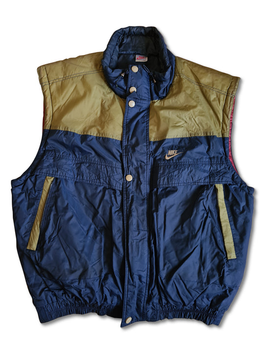Vintage Nike Weste Oregon USA Grün Blau L