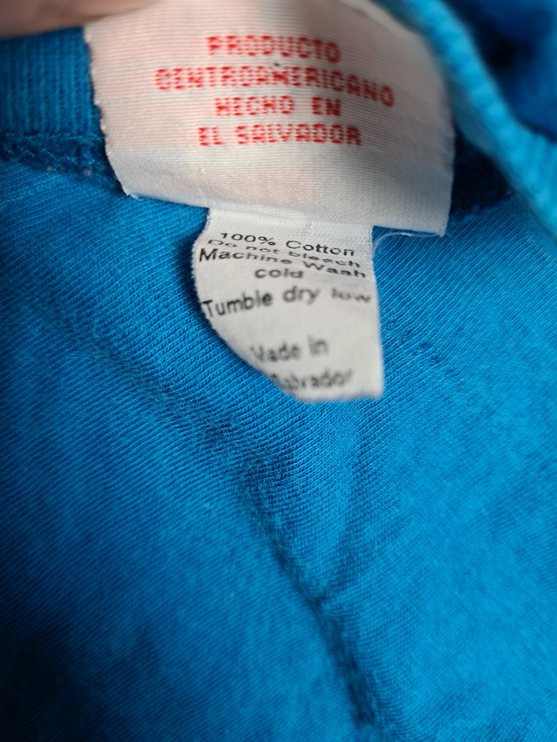 Vintage St. Jacks Shirt Costa Rica Single Stitched Bestickt Blau L - RareRags