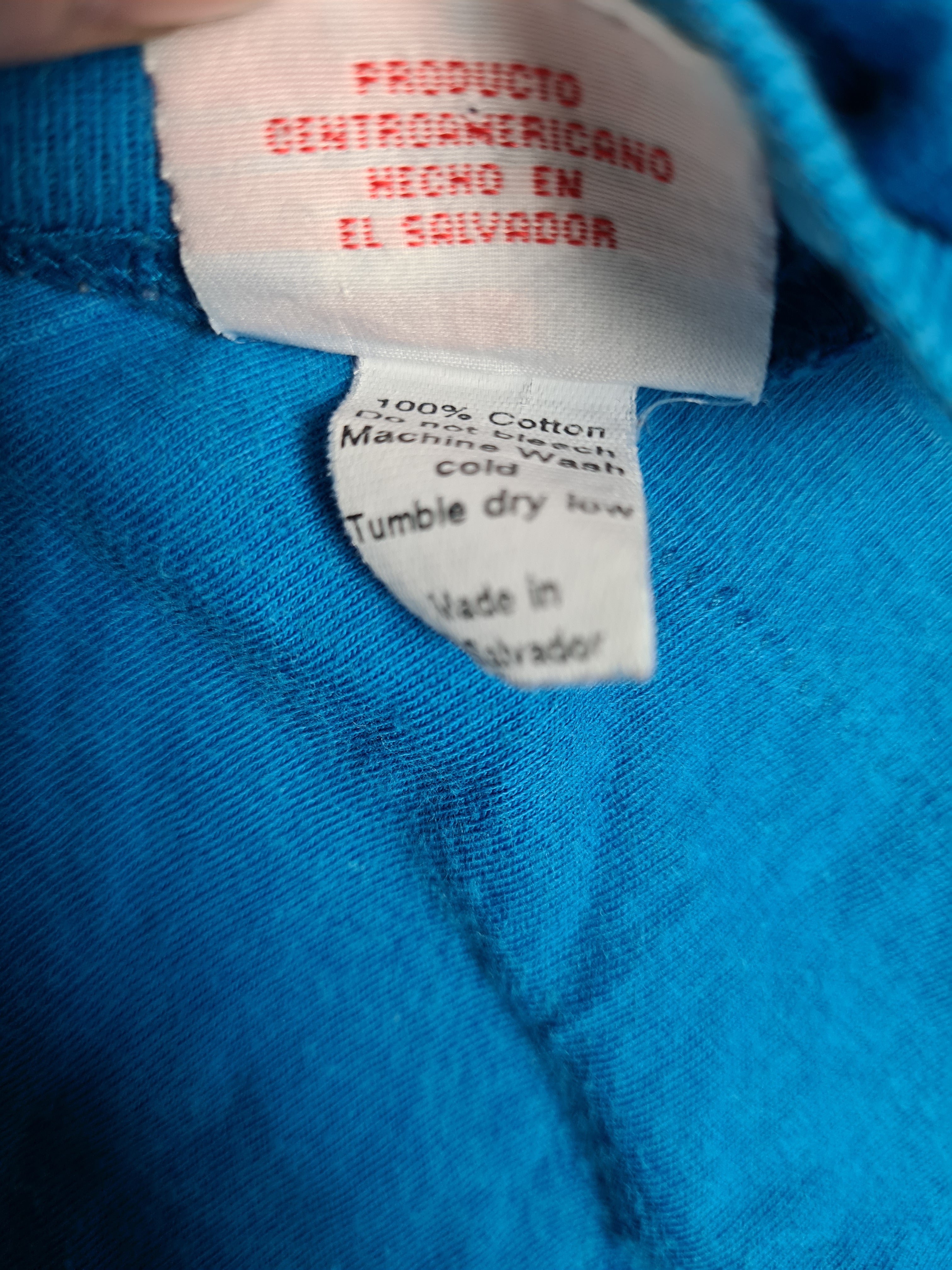 Vintage St. Jacks Shirt Costa Rica Single Stitched Bestickt Blau L - RareRags