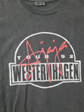 Vintage Westernhagen Shirt Tour 1992 Schwarz Faded XL-XXL