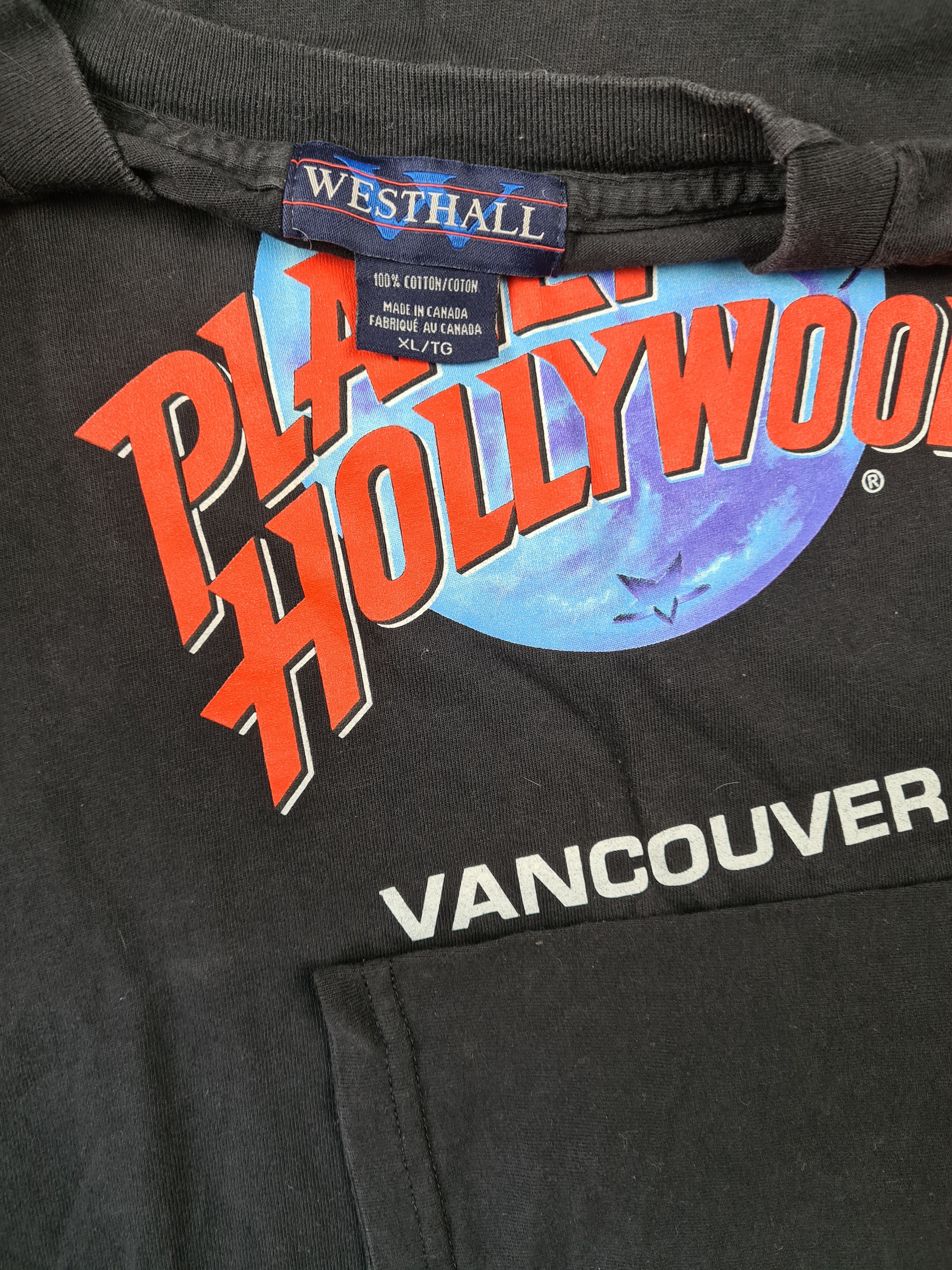 Vintage Planet Hollywood Shirt Vancouver Made in Canada XL - RareRags