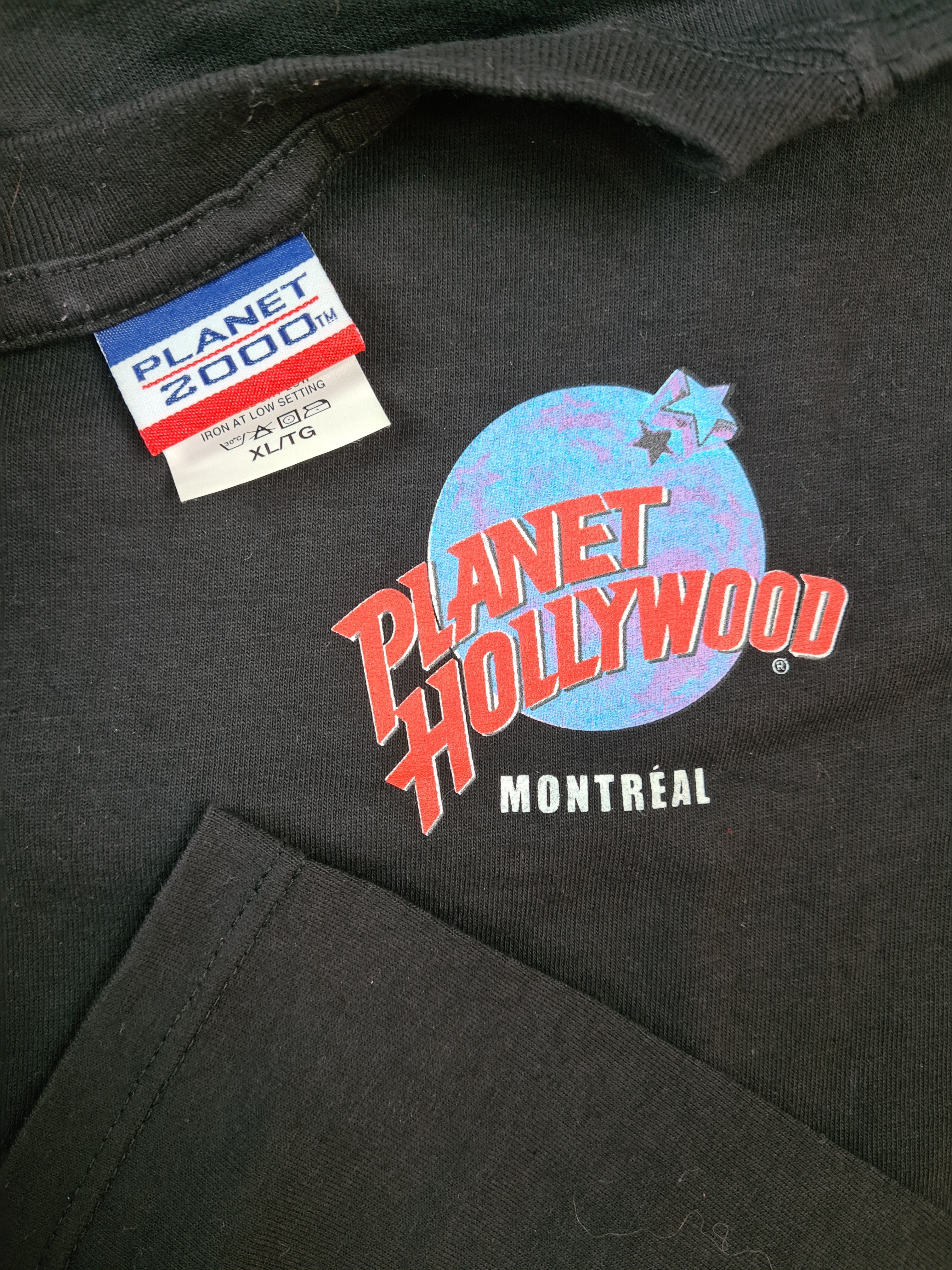 Vintage Planet Hollywood Shirt Montreal Made in Canada 1998 XL - RareRags
