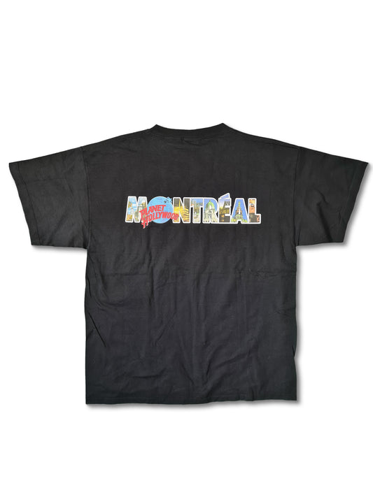 Vintage Planet Hollywood Shirt Montreal Made in Canada 1998 XL