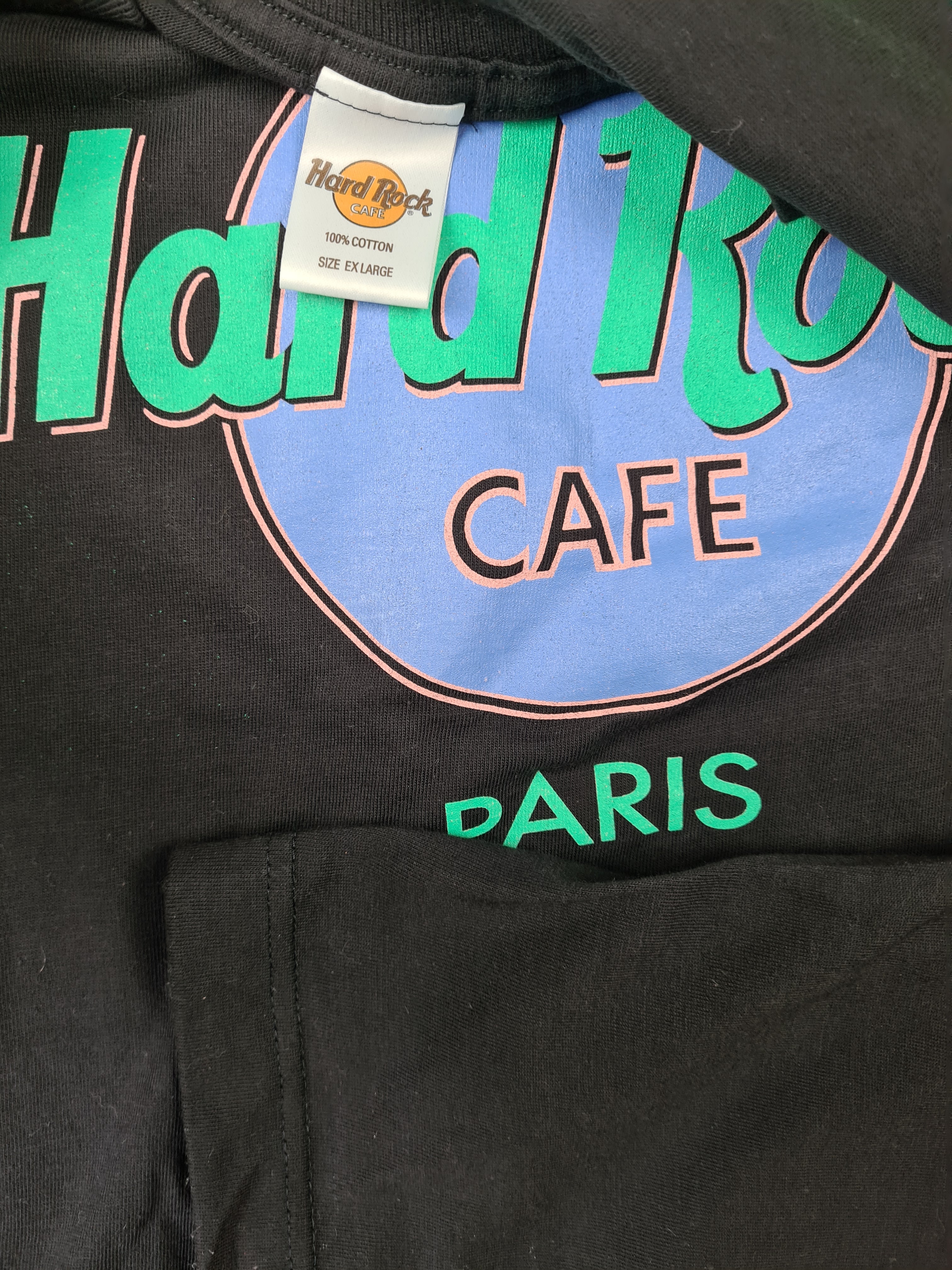 Vintage Hard Rock Cafe Shirt Paris Basic XL - RareRags