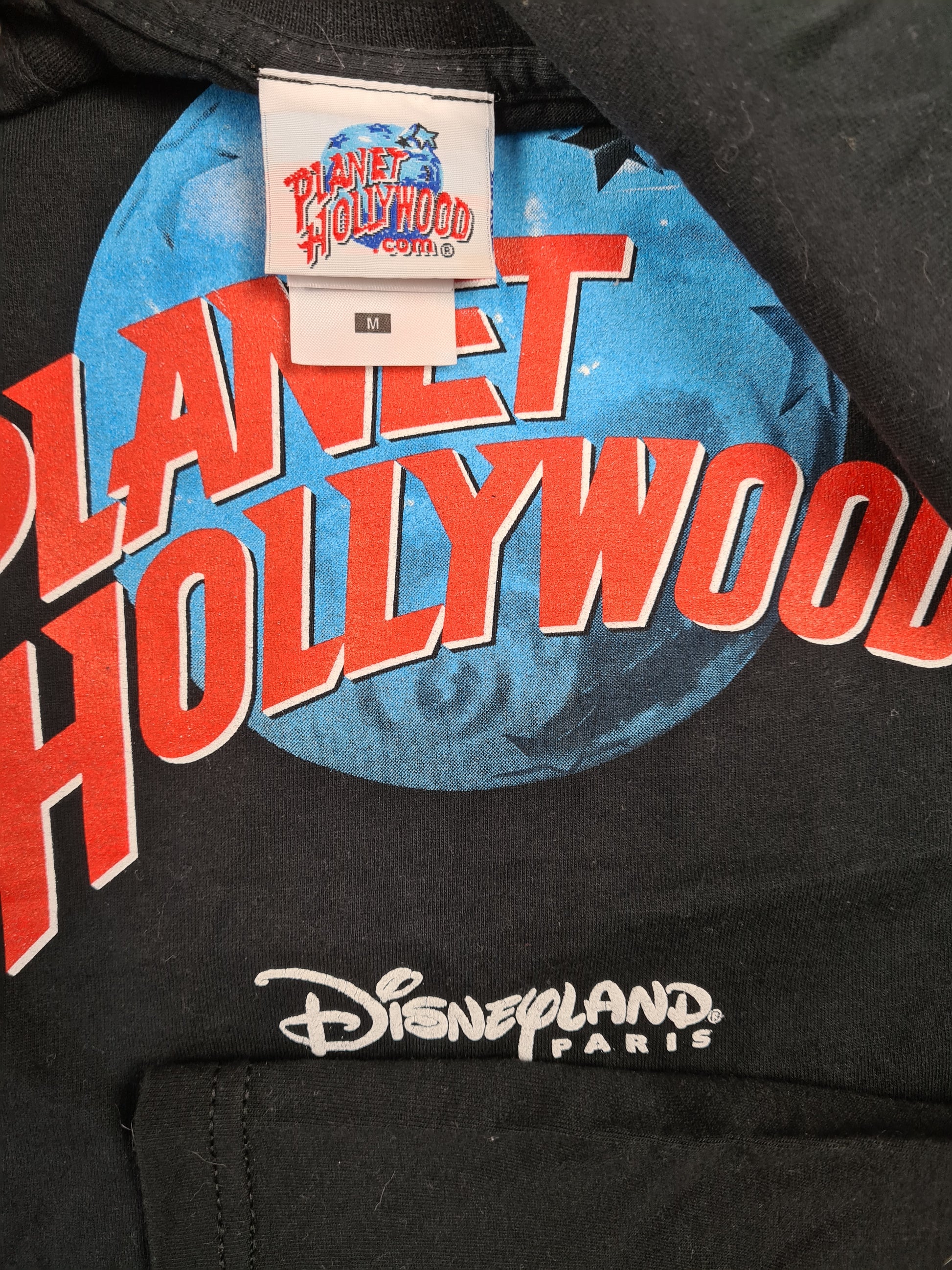 Vintage Planet Hollywood Shirt Disneyland 1998 M - RareRags