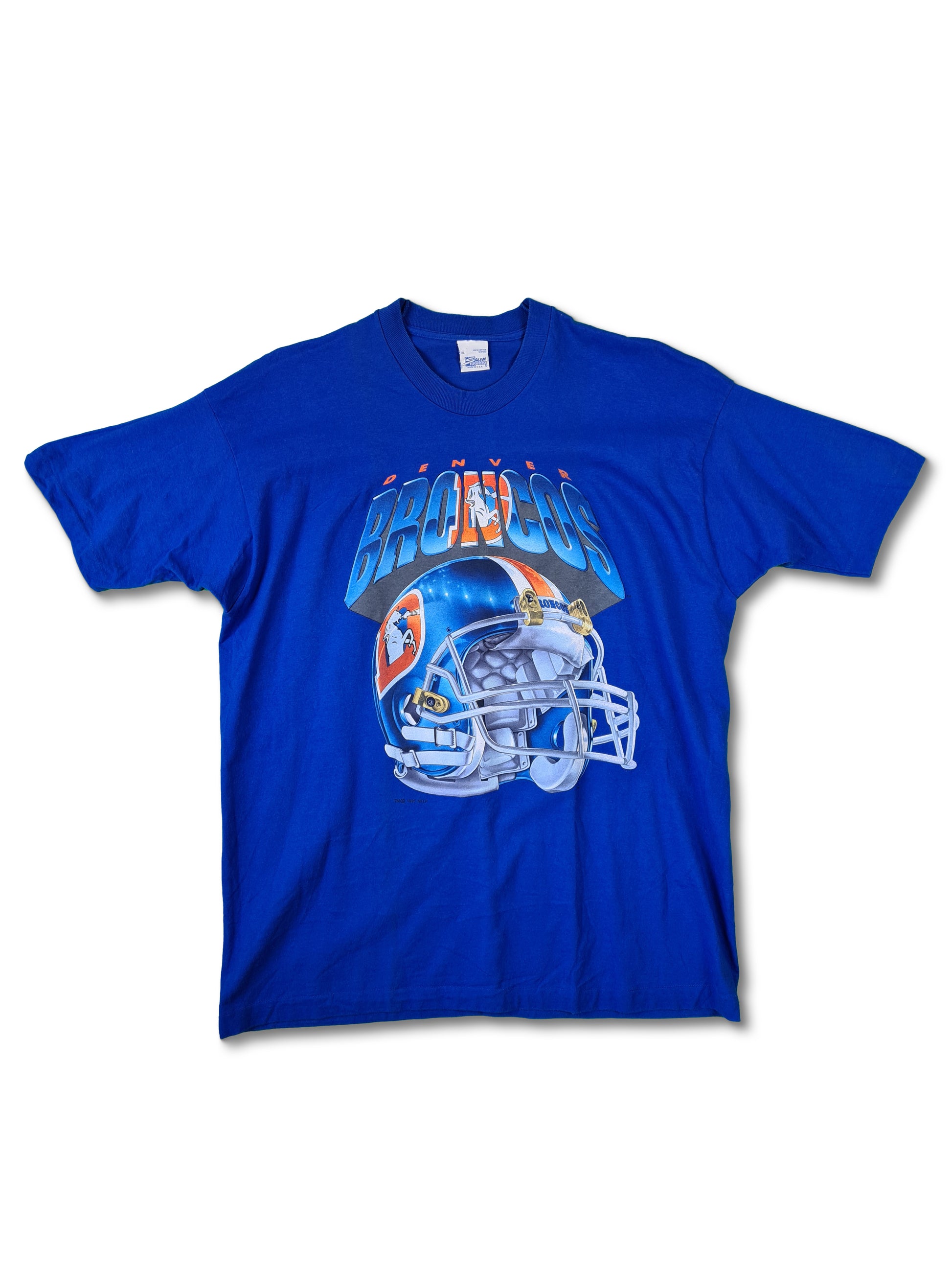 Vintage Salem Sportswear Shirt Denver Broncos 1995 NFLP XL - RareRags
