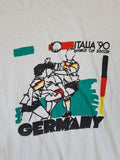 Rare! Vintage Noname Promo Shirt World Cup Italia '90 Soccer Germany XL
