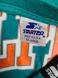 Vintage Starter Shirt Dolphins Football Made in USA XXL