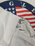 Rare! Vintage U.S.A. Shirt Eagle Single Stitched Weiß L-XL