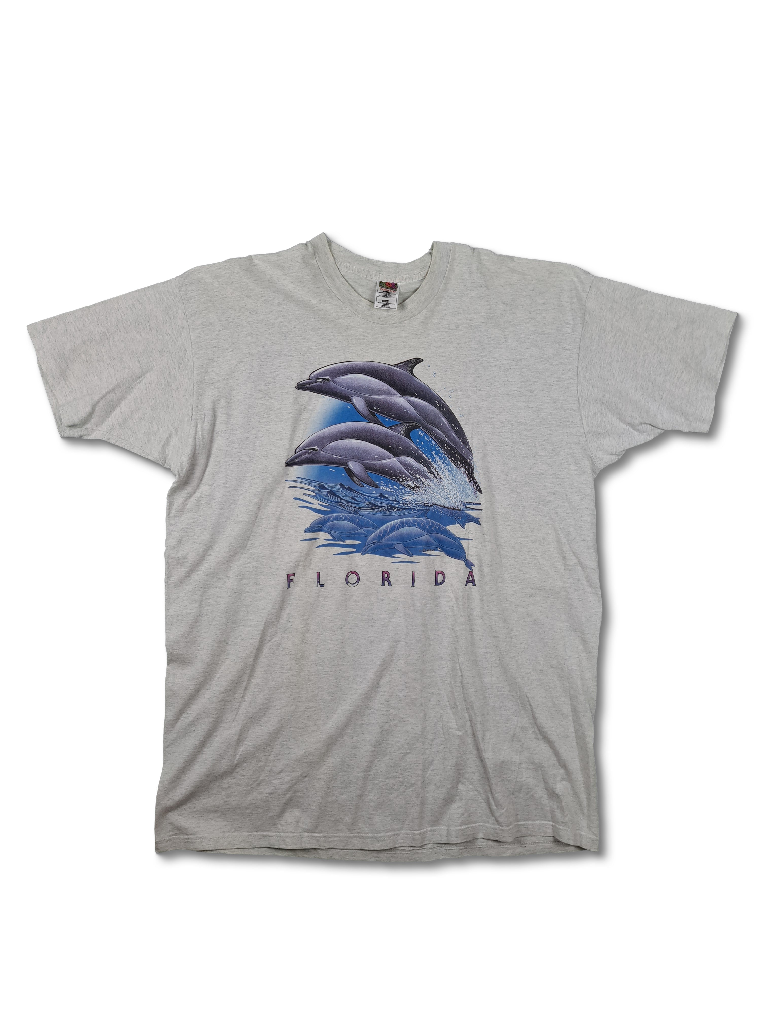 Vintage Fruit Of The Loom Shirt Air Waves Dolphines XXXL - RareRags