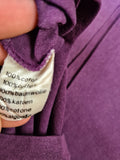Vintage Lacoste Poloshirt Classic Made In France Lila XL