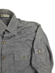 Vintage Levis Hemd Robust mit Schultertasche Grau L-XL
