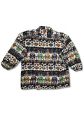 Vintage NoName Hemd Crazy Pattern L-XL