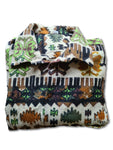Vintage NoName Hemd Crazy Pattern L-XL