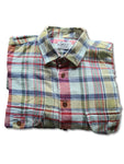Vintage Hugo Boss Hemd Flanell Kariert Bunt M-L