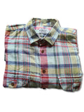 Vintage Hugo Boss Hemd Flanell Kariert Bunt M-L