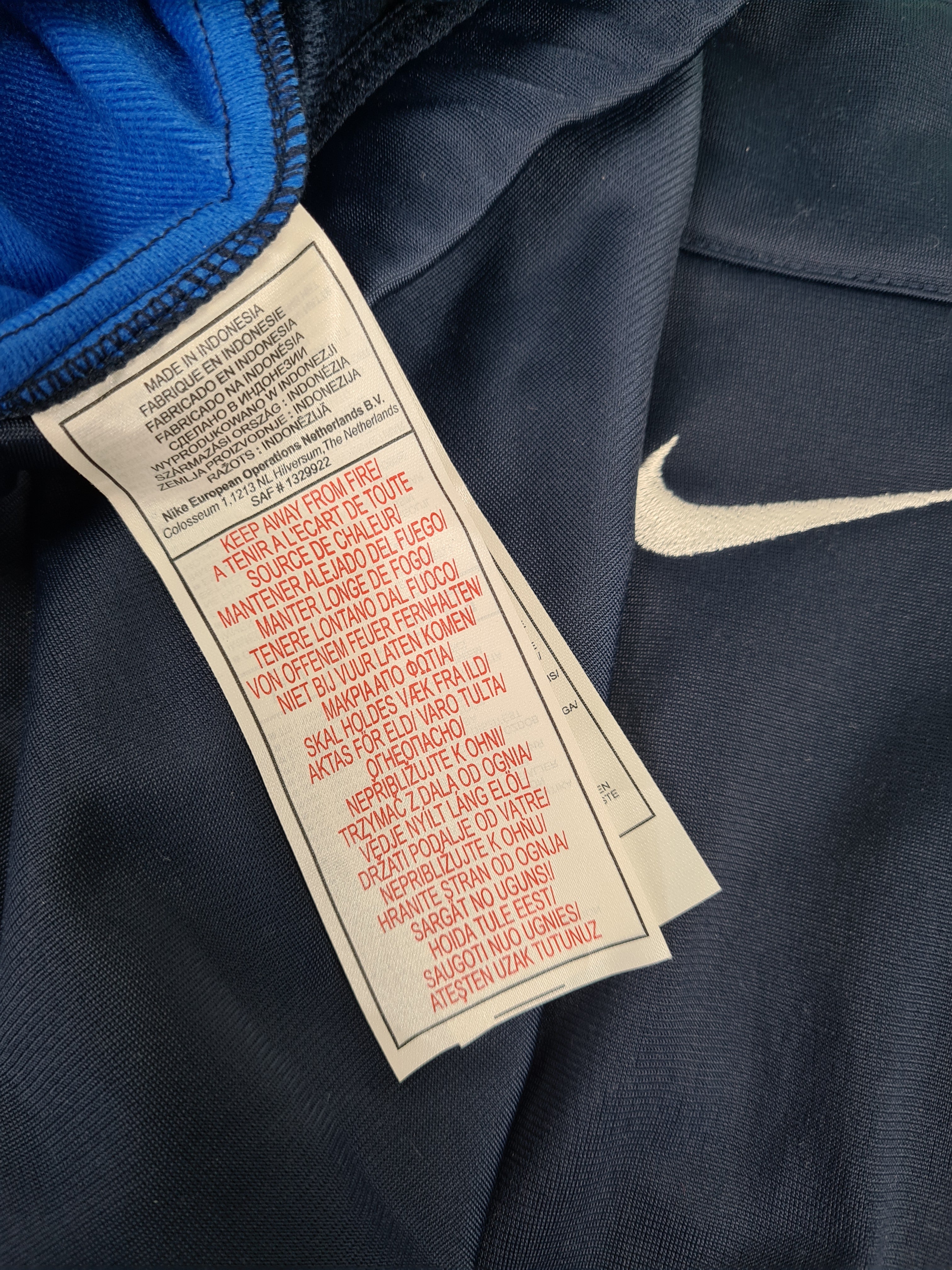 Moderne Nike Sportjacke Basic Marine XL - RareRags
