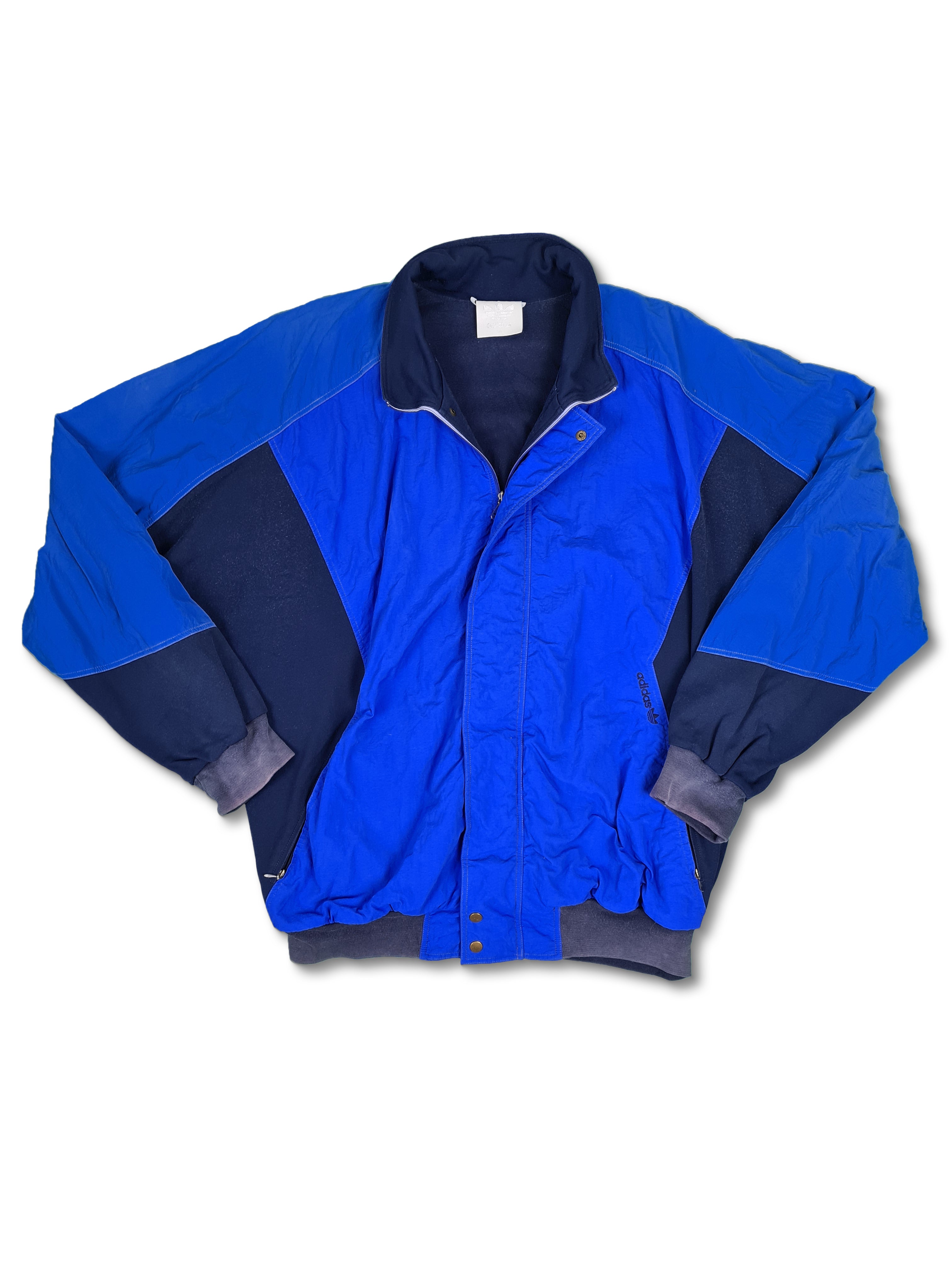 Vintage Adidas Sportjacke Silvertag Made in Yugoslavia XL-XXL - RareRags