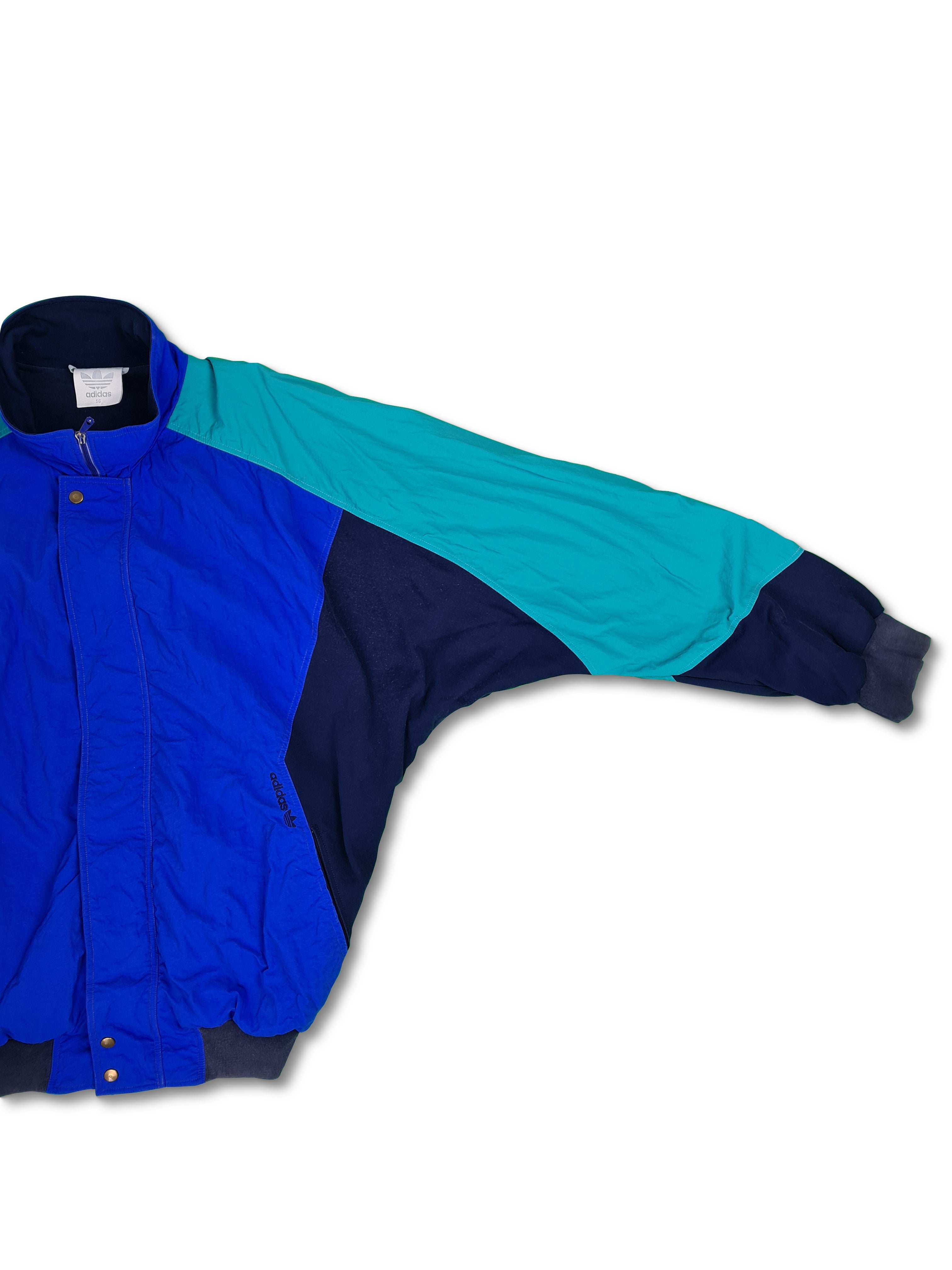 Vintage Adidas Sportjacke Silvertag Made in Yugoslavia XL-XXL - RareRags