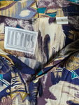 Vintage Men's Hemd International Abstract Art L