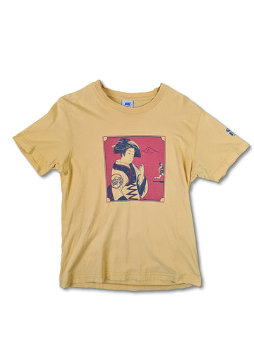 Rare! Vintage Nike Shirt Reprint Geisha 1980  Cascade Run Off M
