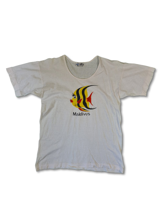 Vintage Double Bull Shirt 70s Shanghai Maldives L