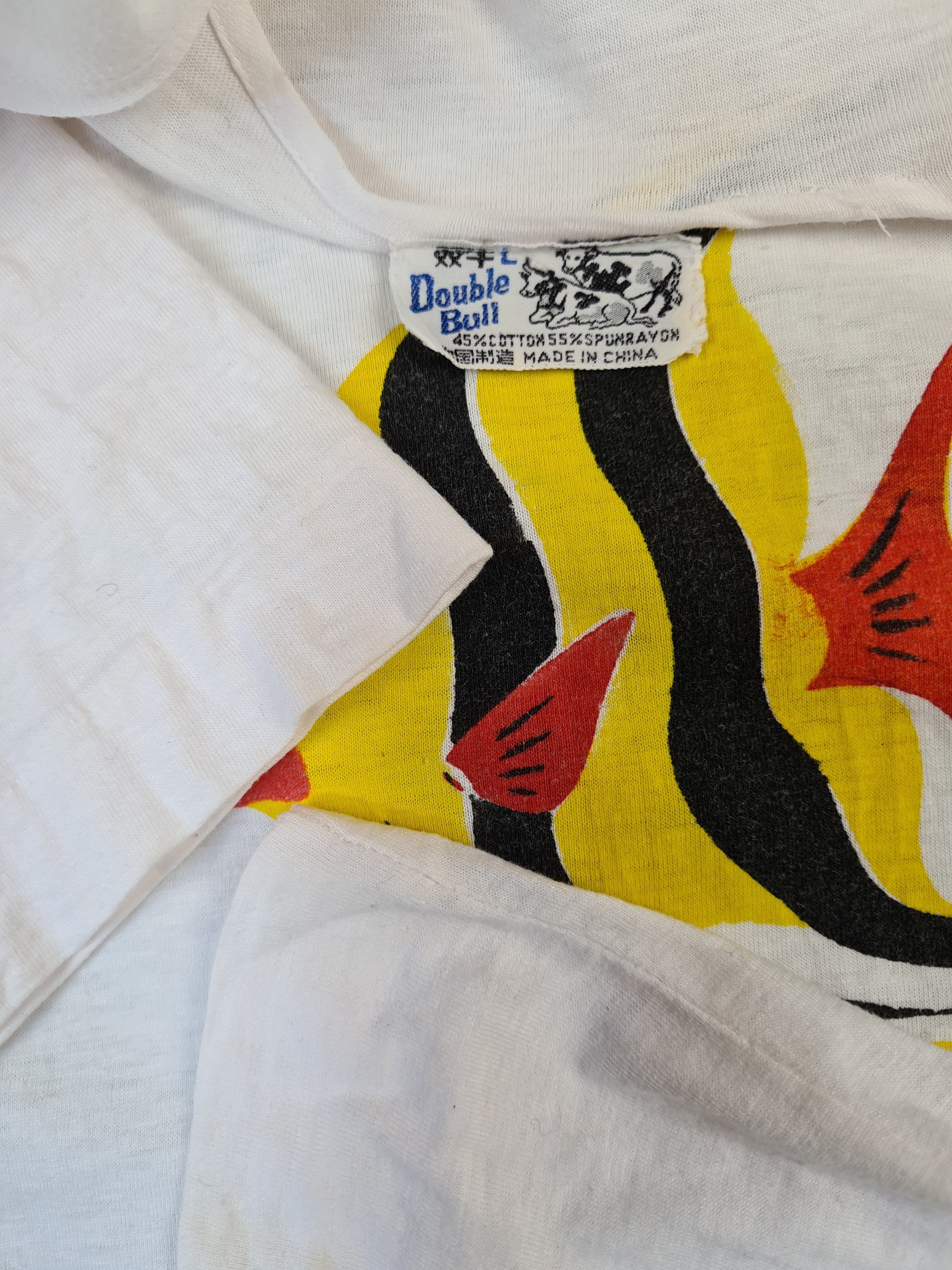 Vintage Double Bull Shirt 70s Shanghai Maldives L - RareRags