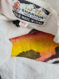 Vintage Shanhua Shirt 70s Maldives Single Stitched M