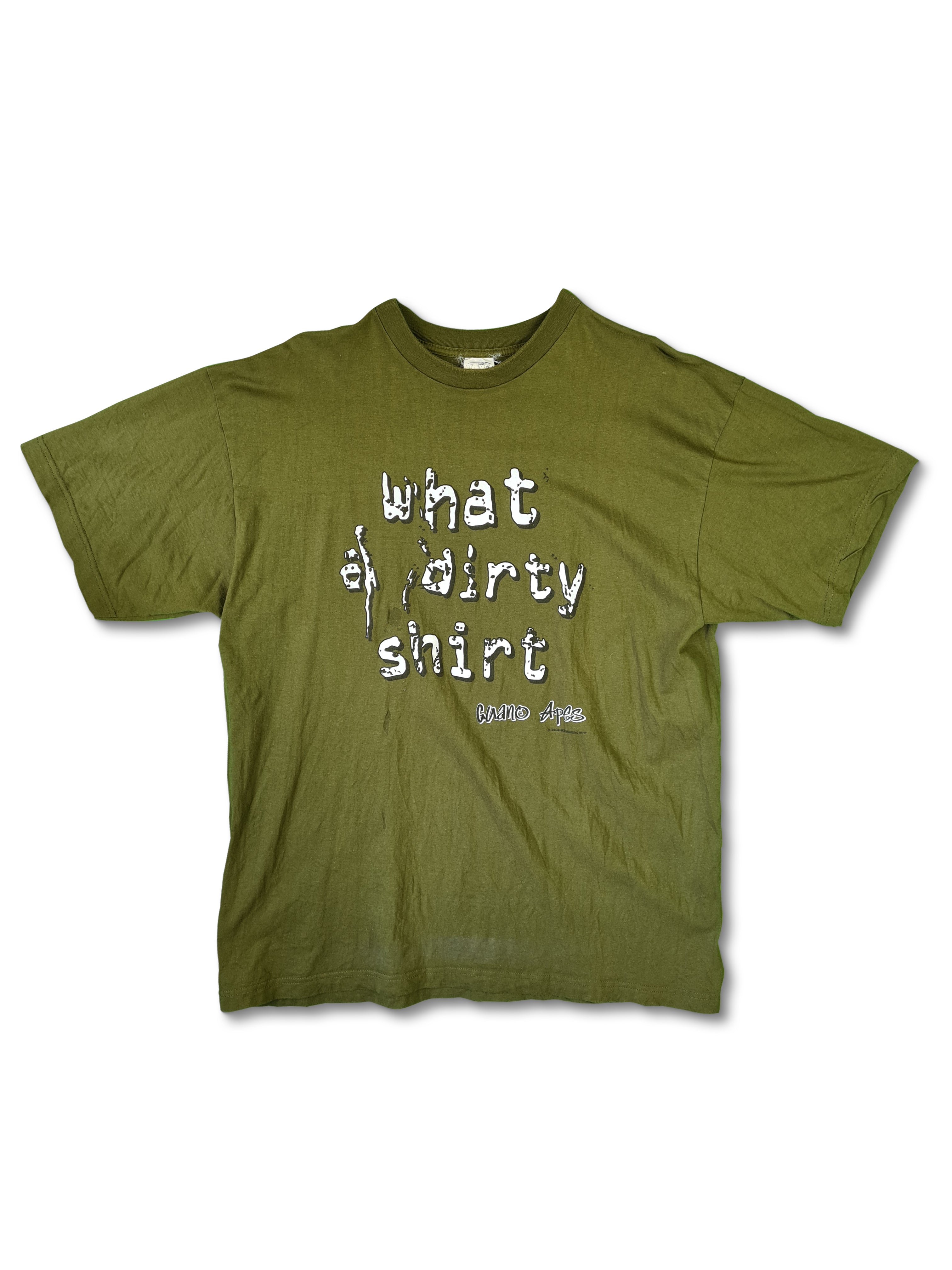 Rare! Vintage Guano Apes Shirt 98/99 "What A Dirty Shirt Wash It Down" XL - RareRags
