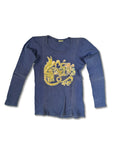 Vintage Marshall Longsleeve 70s Skull Crasher Grateful Dead Optik S-M