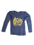 Vintage Marshall Longsleeve 70s Skull Crasher Grateful Dead Optik S-M
