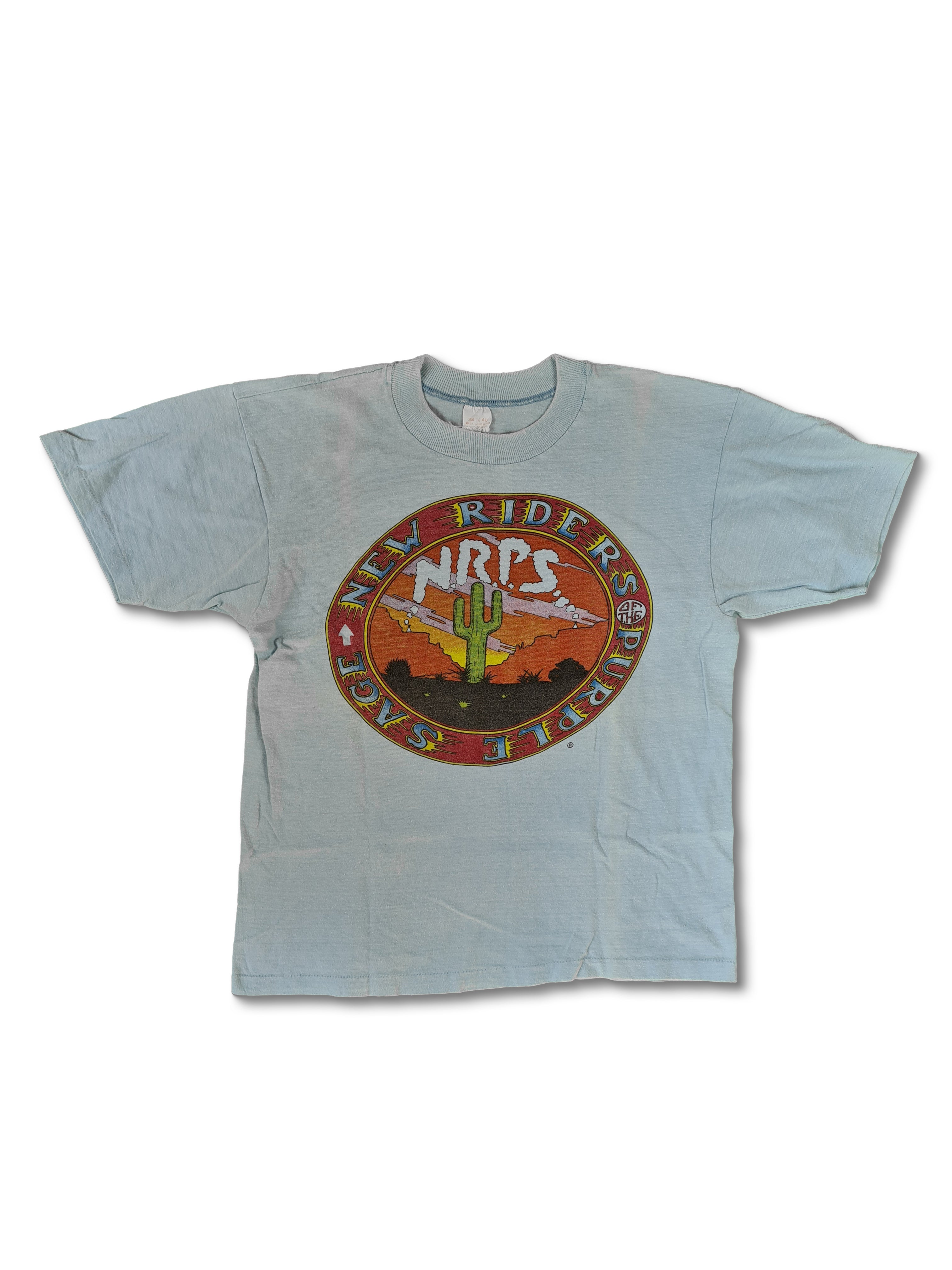 Rare! Vintage N.R.P.S. Shirt Kaktus Desert 1971 M - RareRags