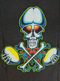Rare! Vintage Grateful Dead Shirt 1990 GDM INC mit Backprint L