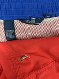 Moderne Ralph Lauren Badehose Monochrom Rot L