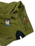 Vintage Adidas Shorts Streetball Bestickt Grün XXL