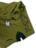 Vintage Adidas Shorts Streetball Bestickt Grün XXL