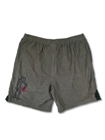 Vintage Adidas Shorts Streetball Bestickt Grün XXL