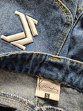 Y2K Karl Kani Jeans Baggy Deadstock Back Pocket Stitching S