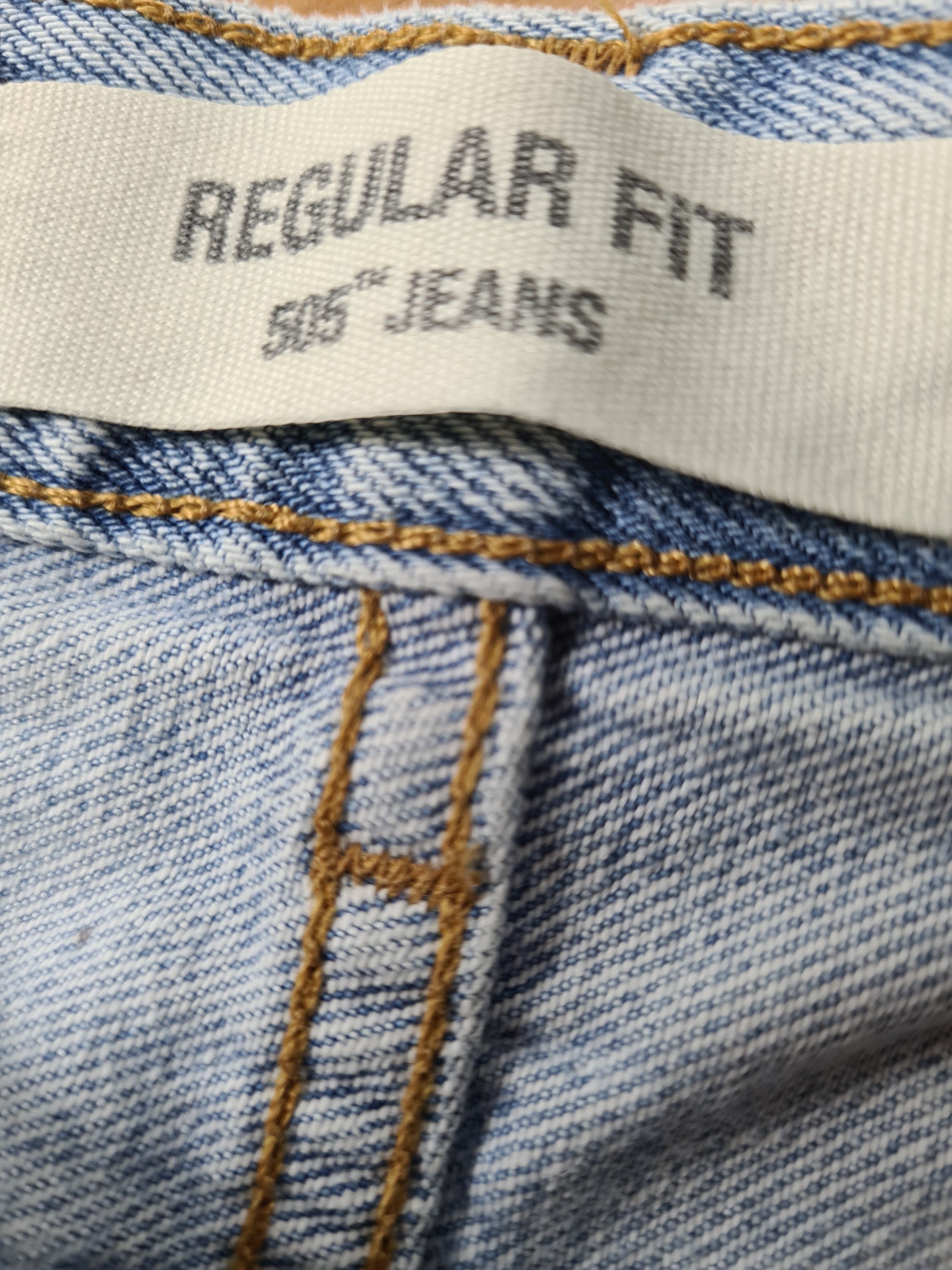 Vintage Levis Jeans 505 Regular Fit Made In Colombia W 33 L 34 - RareRags