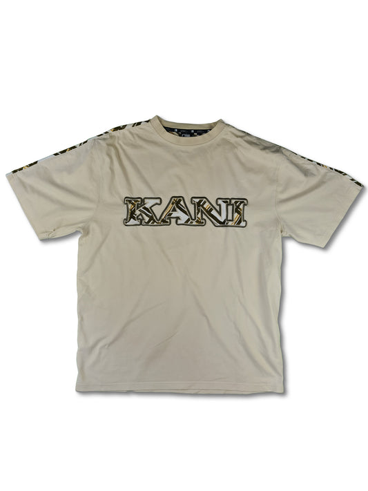 Y2K Karl Kani Shirt Beige XL
