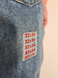 Rare! Vintage Levis Jeans Deadstock NoPatch Made In USA W32 L34